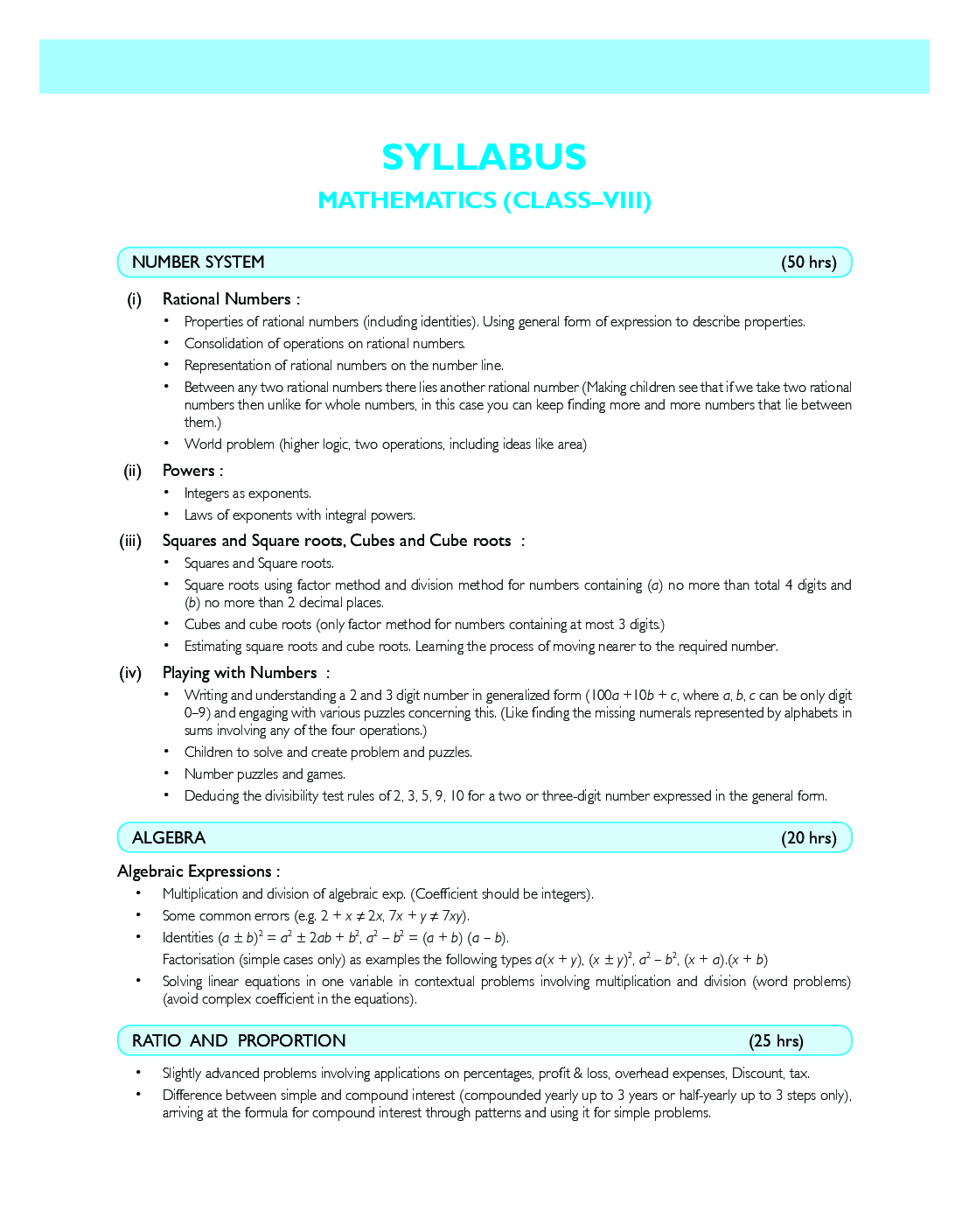 MBD Super Refresher Mathematics For Class - VIII - Page 5