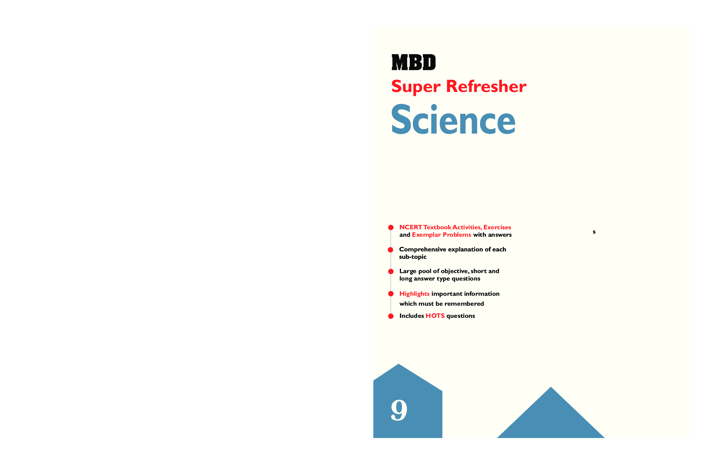MBD Super Refresher Science For Class - IX - Page 1