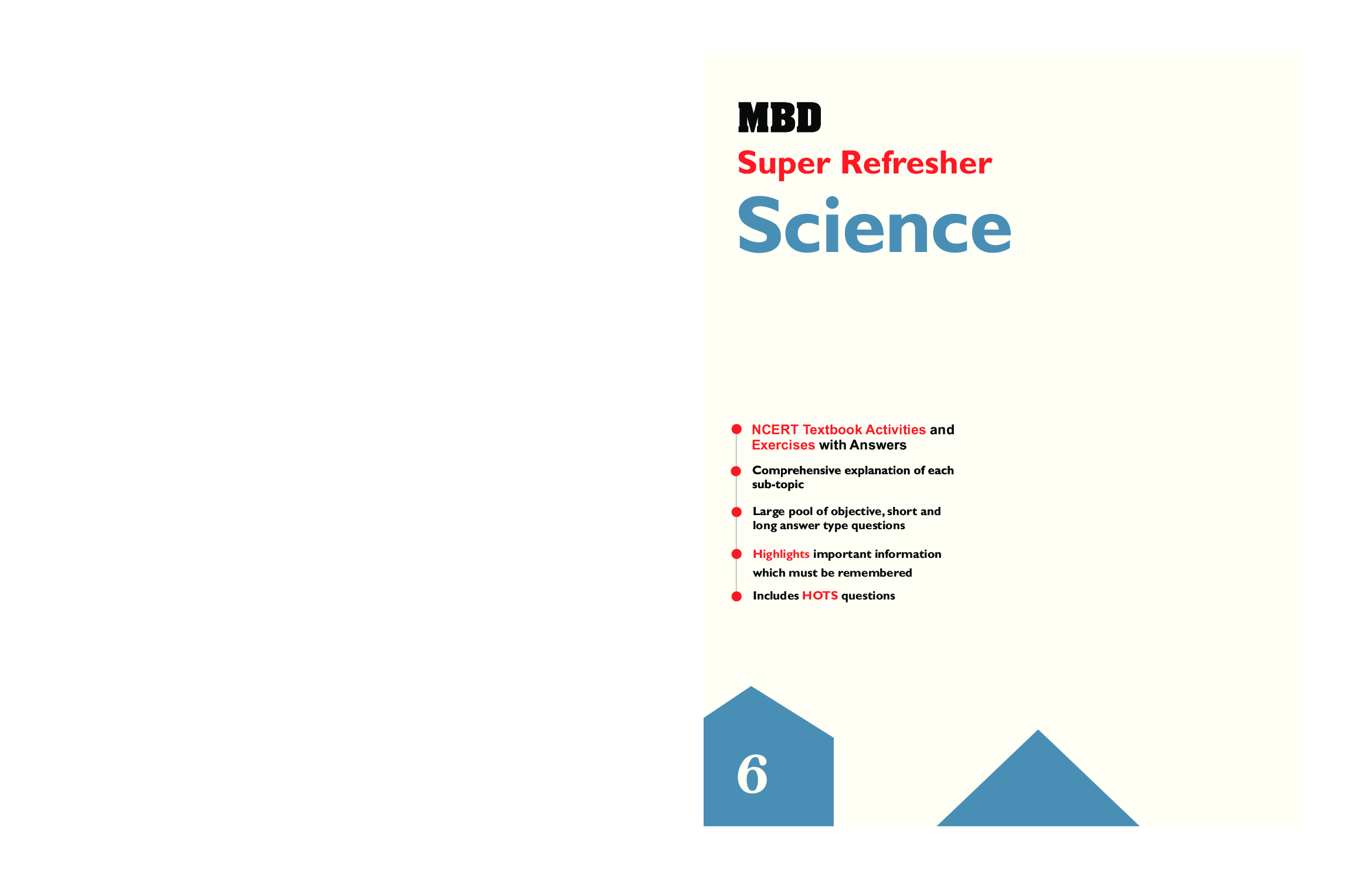 MBD Super Refresher Science For Class - VI - Page 1