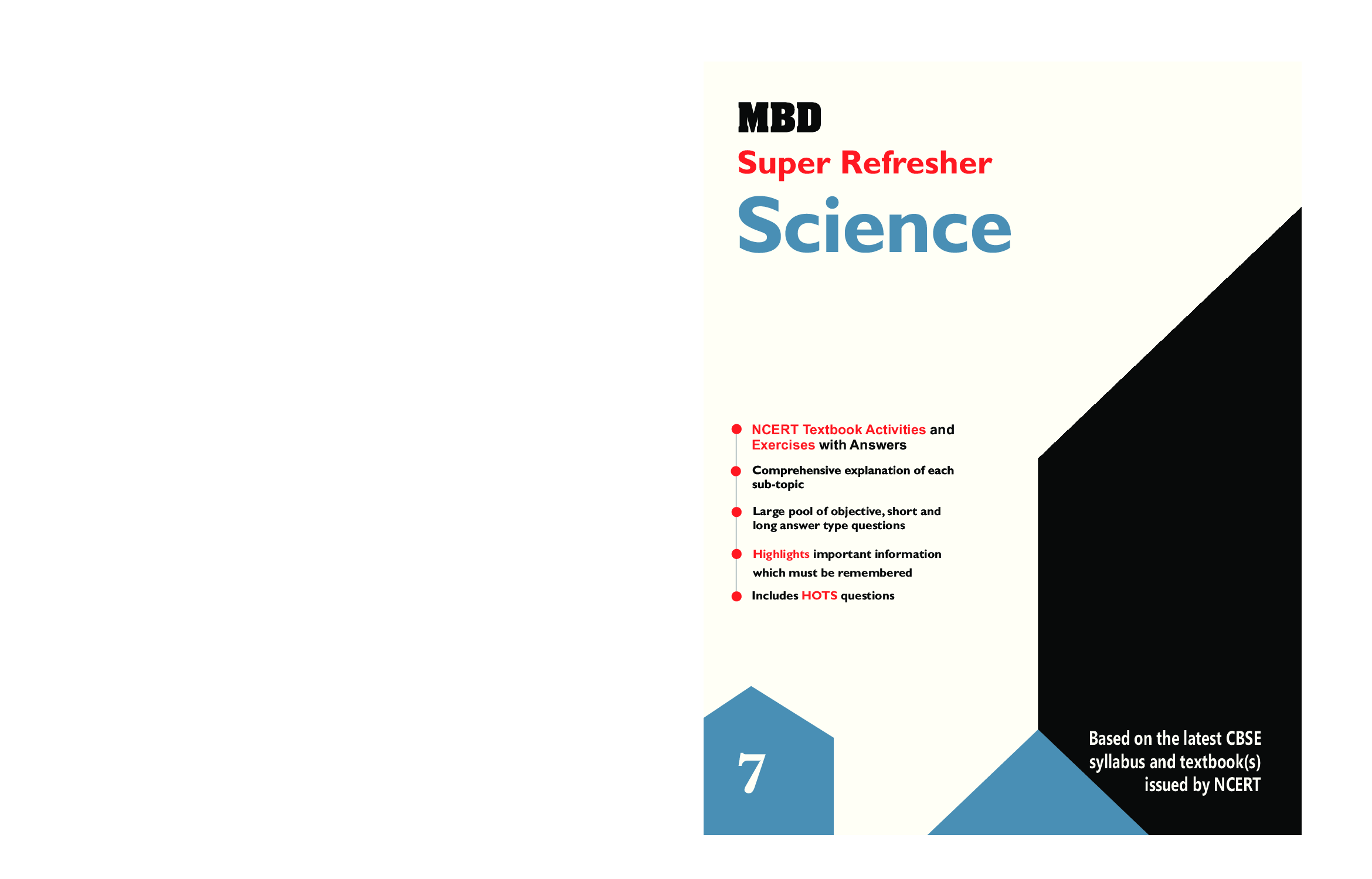 MBD Super Refresher Science For Class - VII - Page 1