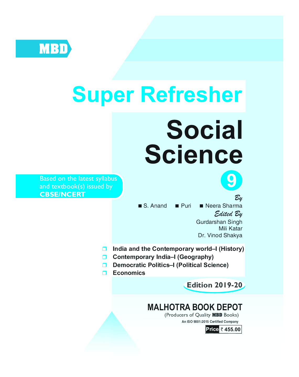 MBD Super Refresher Social Science For Class - IX - Page 3