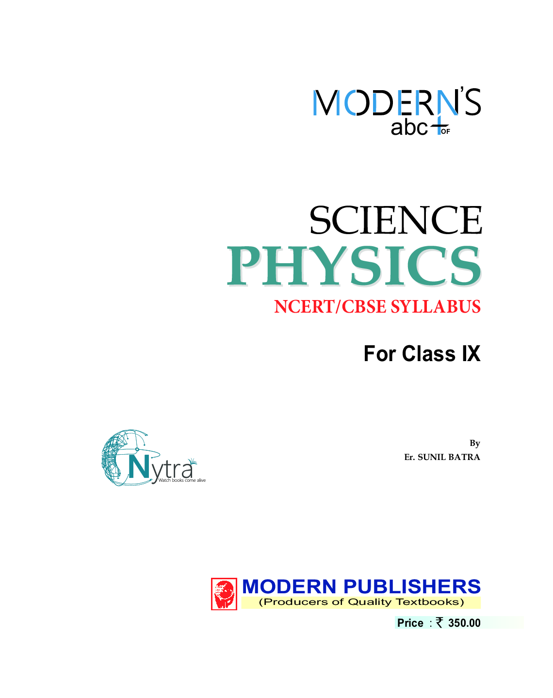 Moderns ABC Plus Of Science Physics For Class - IX - Page 3