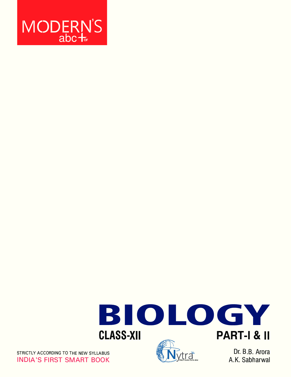 Moderns ABC Plus Of Biology For Class - XII Part - I - Page 1