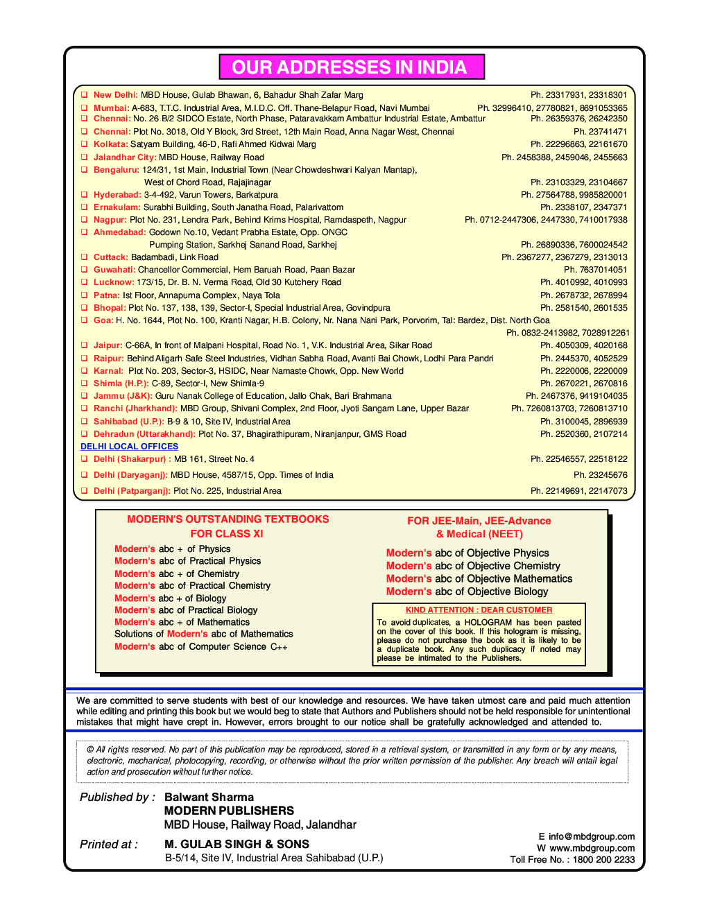 Moderns ABC Plus Of Chemistry For Class - XI Part - I - Page 4