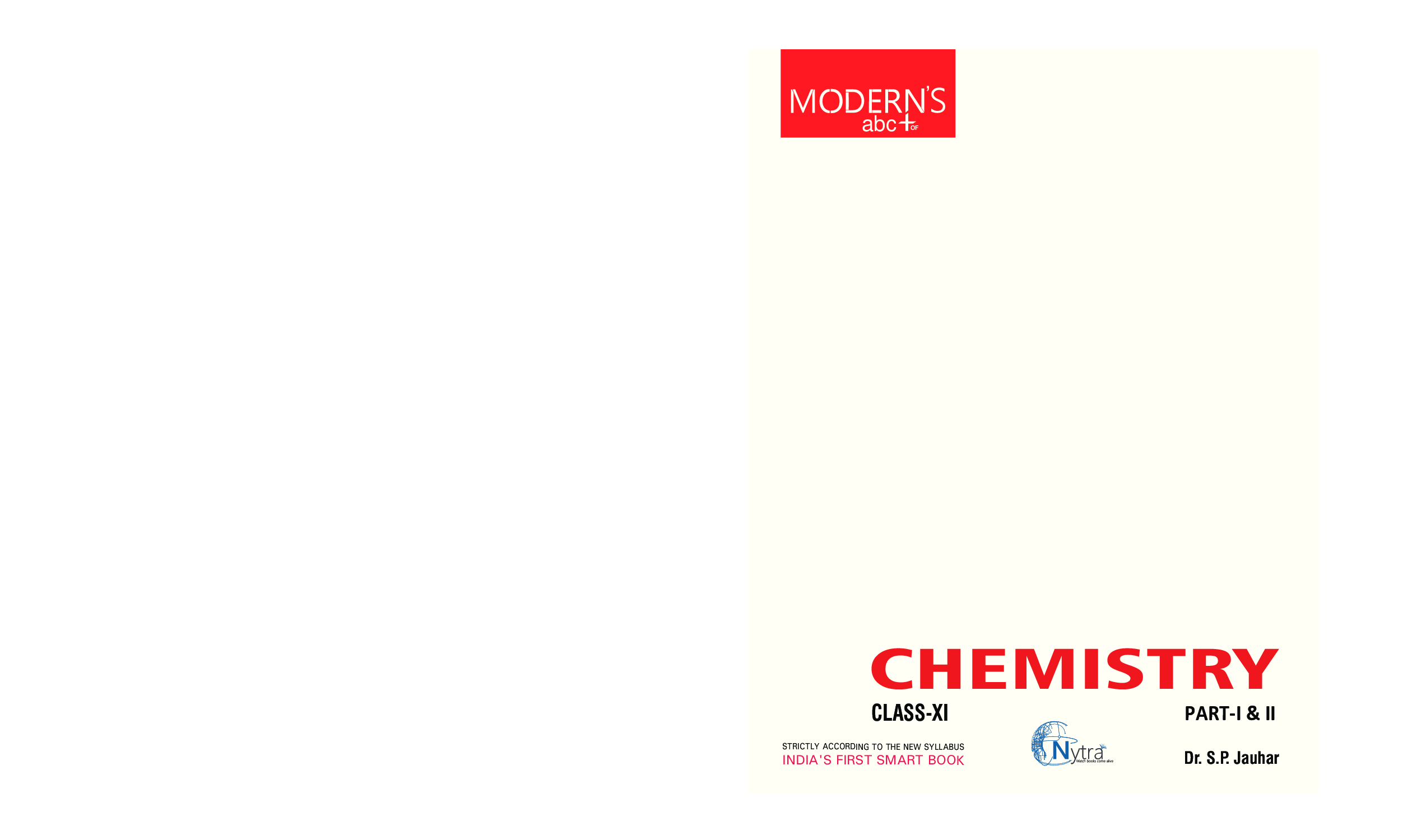 Moderns ABC Plus Of Chemistry For Class - XI Part - II - Page 1