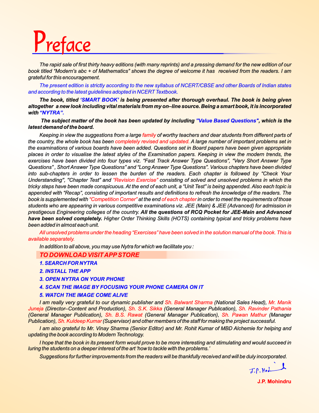 Moderns ABC Plus Of Mathematics For Class - XI Part - I - Page 5