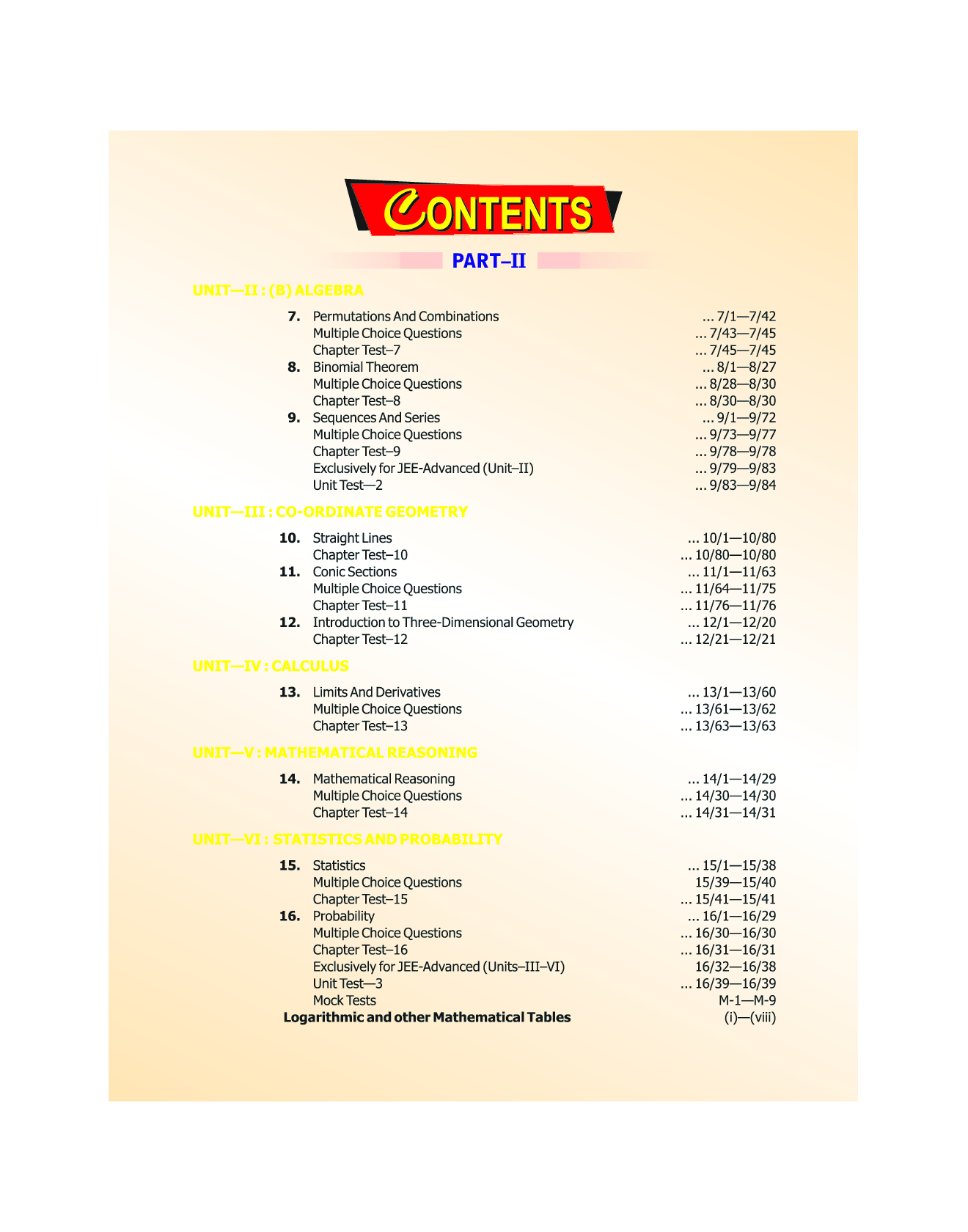 Moderns ABC Plus Of Mathematics For Class - XI Part - II - Page 4