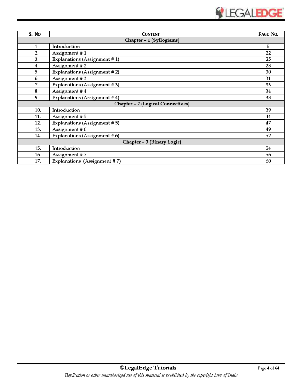 ERSM Logical Reasoning 1 For CLAT 2019 - Page 5