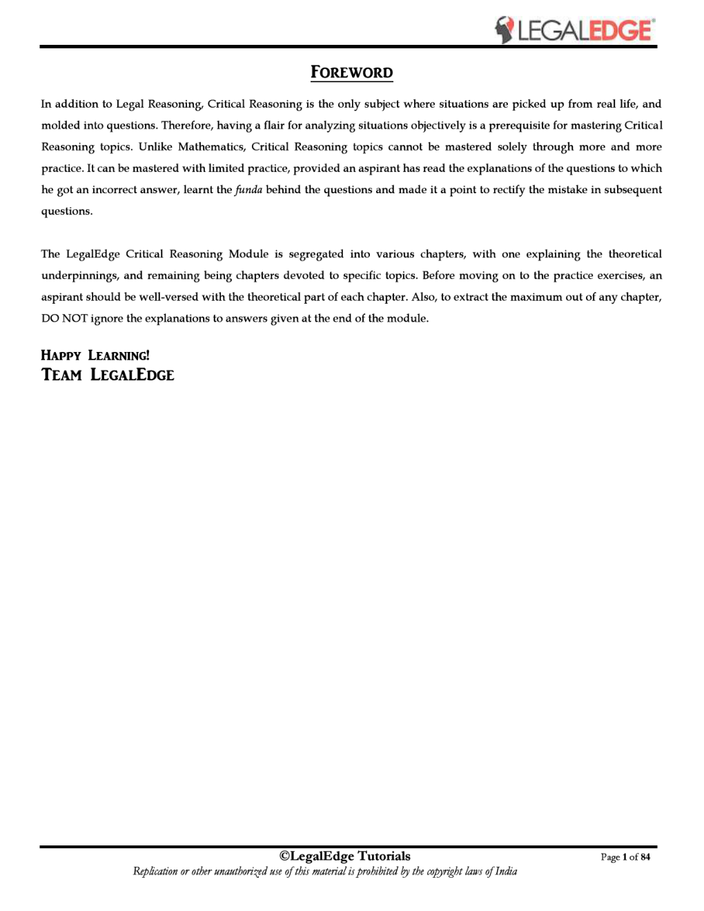 ERSM Logical Reasoning 4 For CLAT 2019 - Page 2