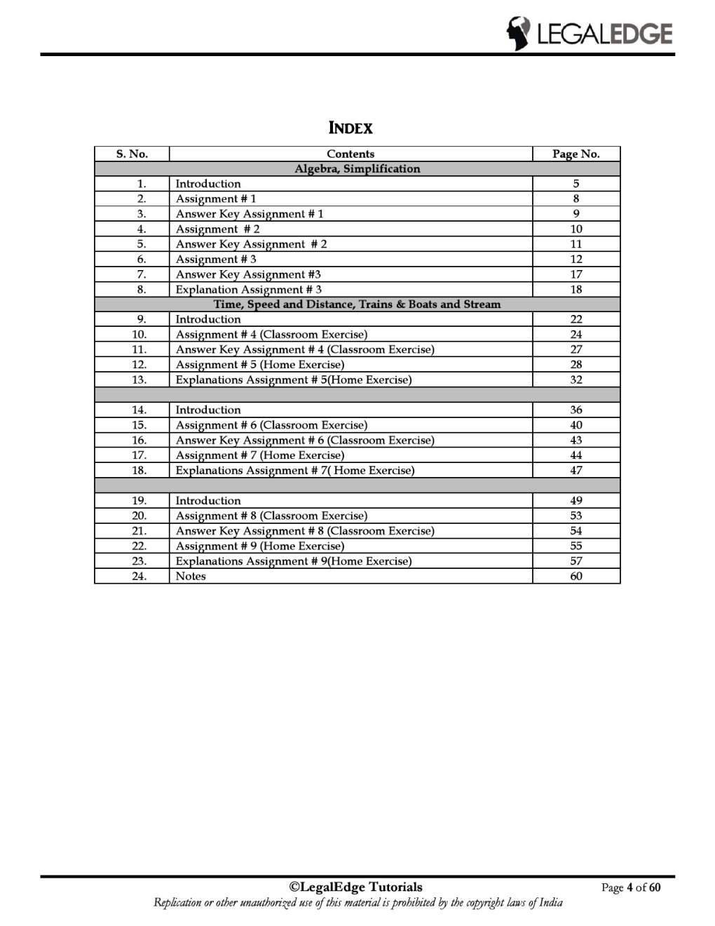 ERSM Mathematics 3 For CLAT 2019 - Page 5