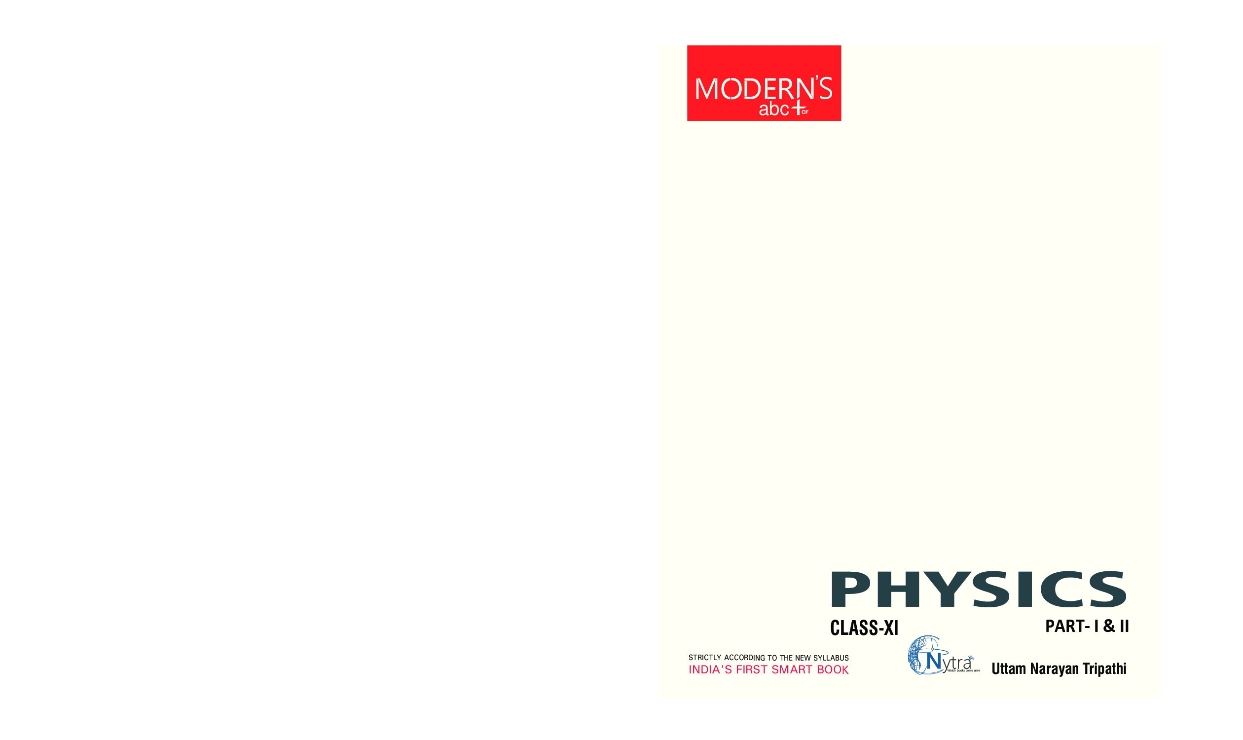 Moderns ABC Plus Of Physics For Class - XI Part - II - Page 1