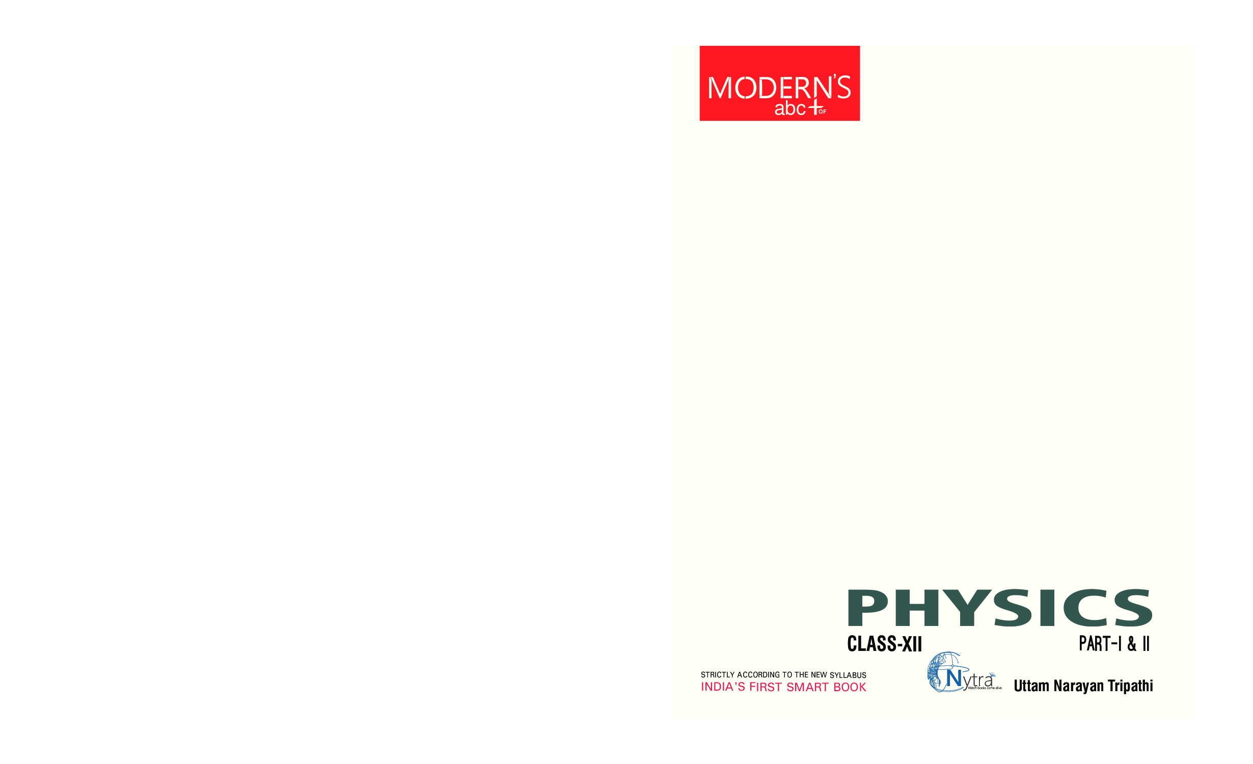 Moderns ABC Plus Of Physics For Class - XII Part - I - Page 1