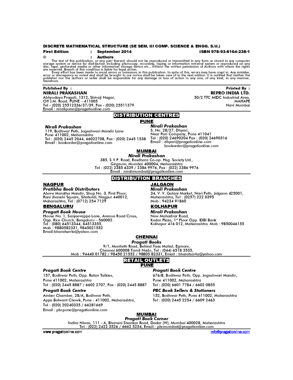 Discrete Mathematical Structure - Page 3