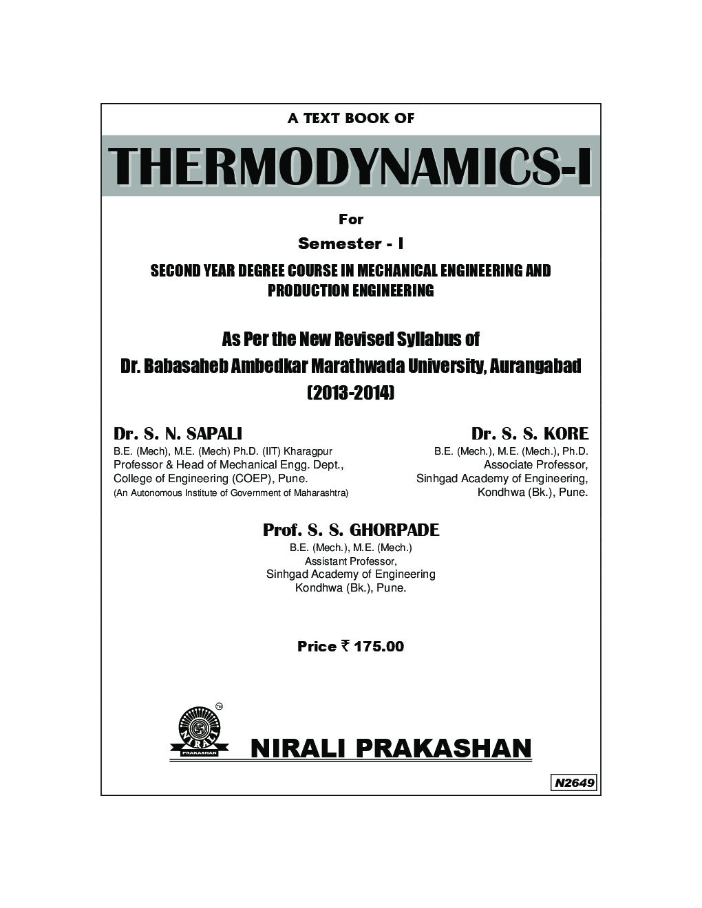 Thermodynamics - I - Page 2