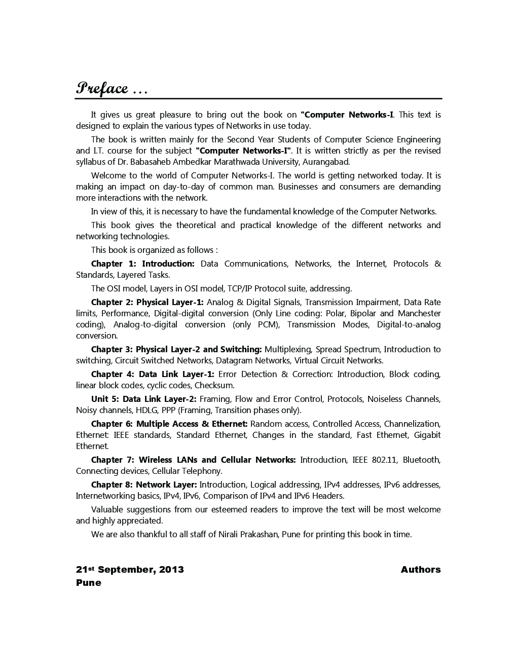 Computer Networks - I - Page 4