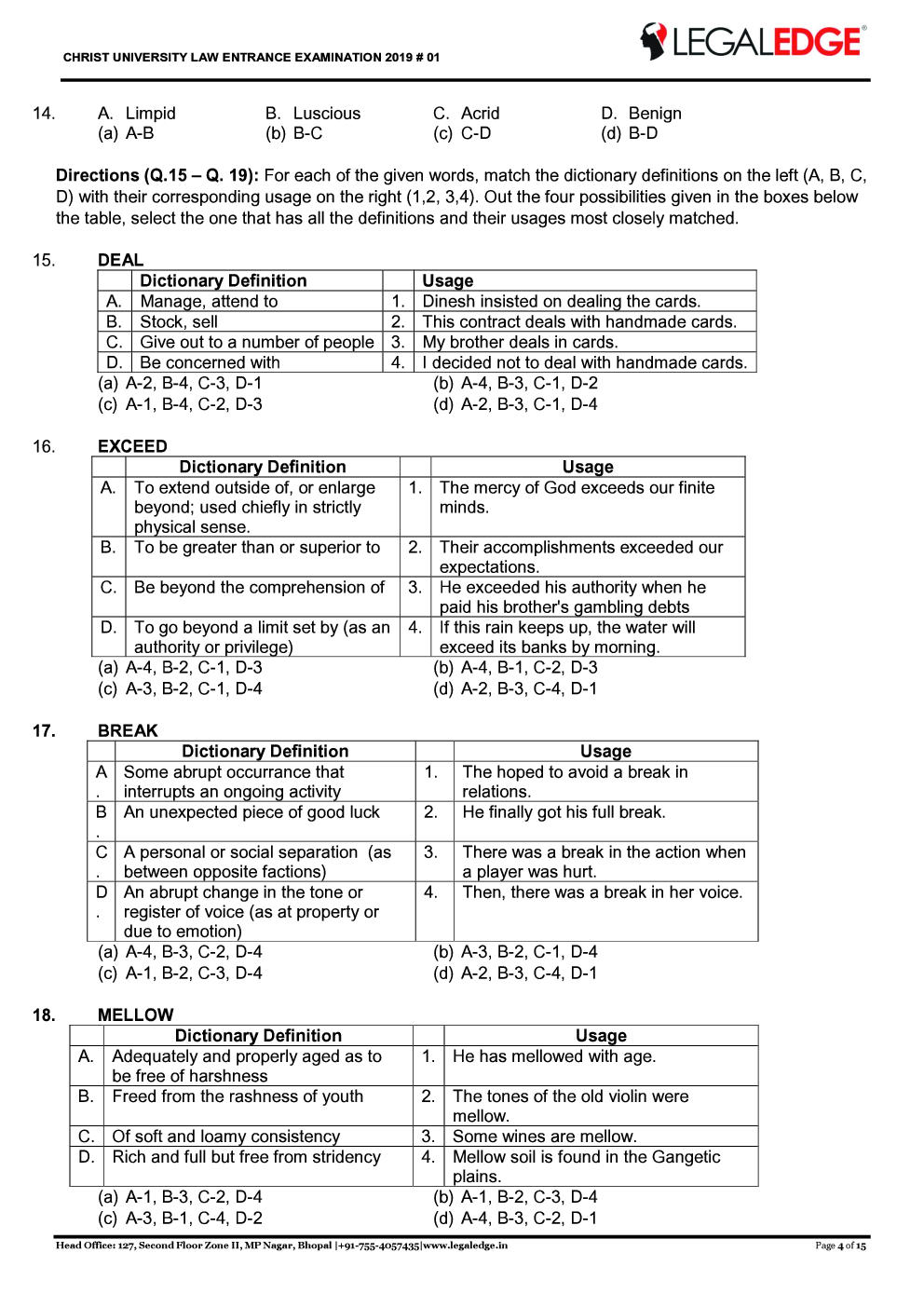 CLAT 2019 Offline Mocks 13 - Page 5