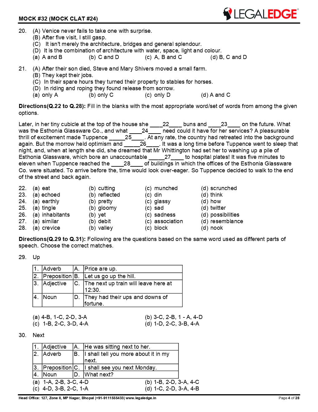 CLAT 2019 Offline Mocks 24 - Page 5