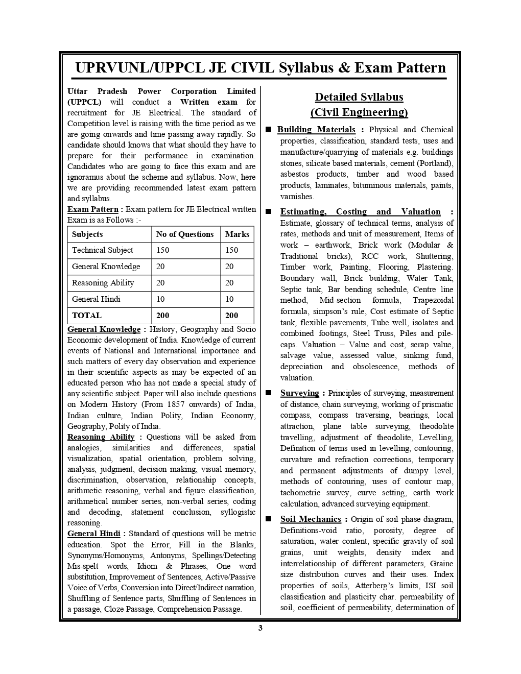 UP State JE सिविल इंजीनियरिंग Technical & Non-Technical Solved Papers (2019) - Page 4