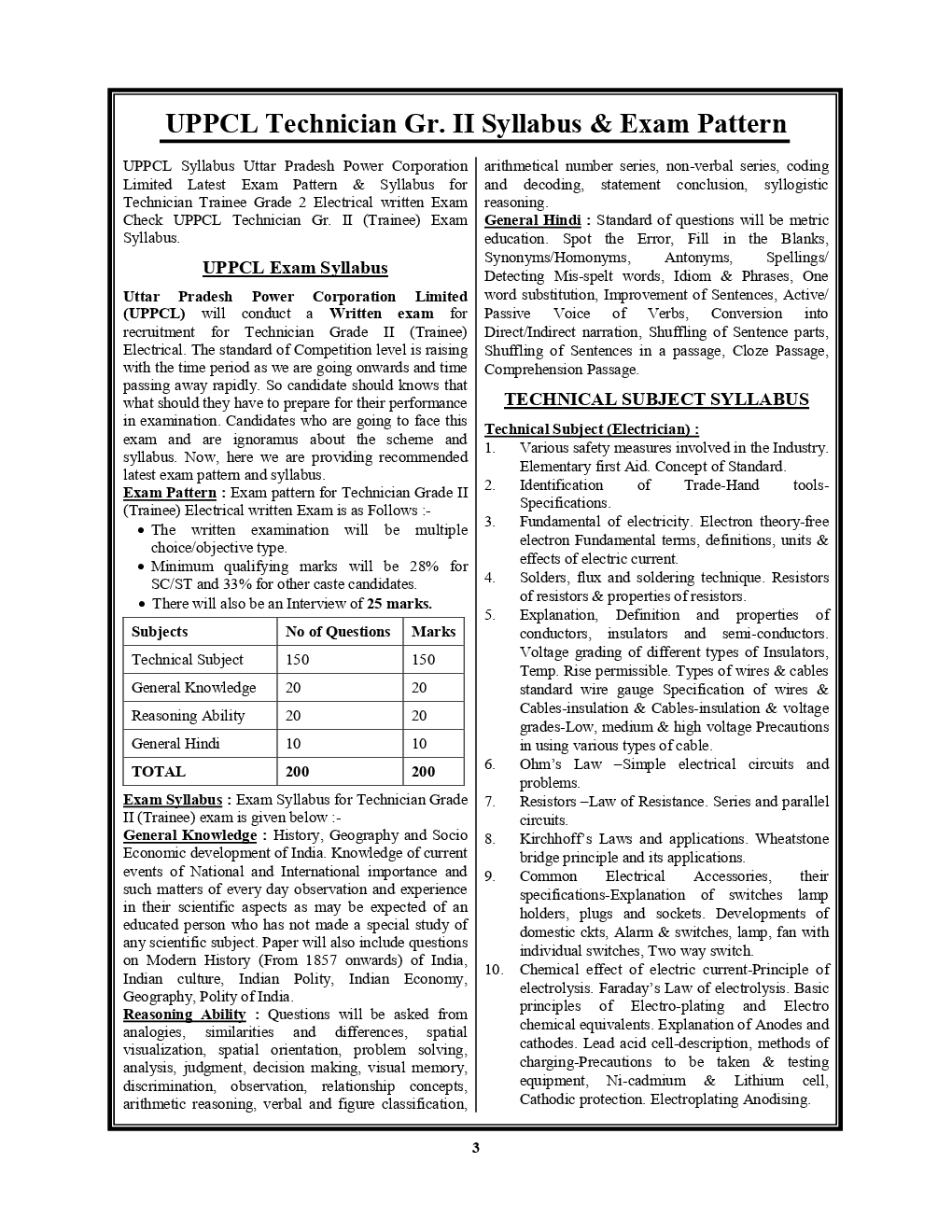 UPPCL TG-2 Electrician Trade परीक्षा रिफ्रेशर - Page 4