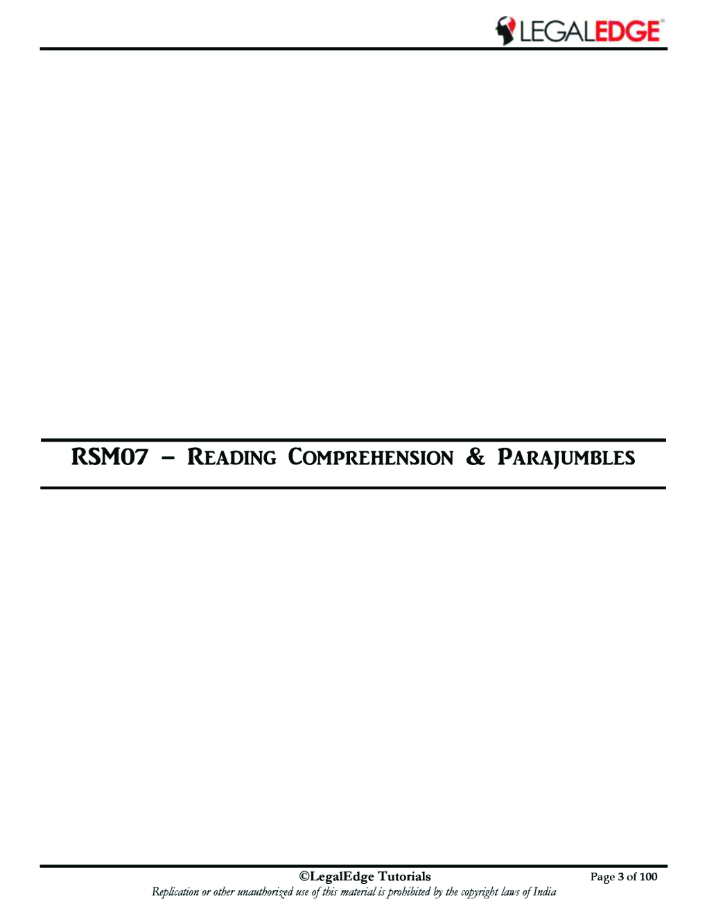 CLAT 2019 RSM English Language - 7 - Page 4