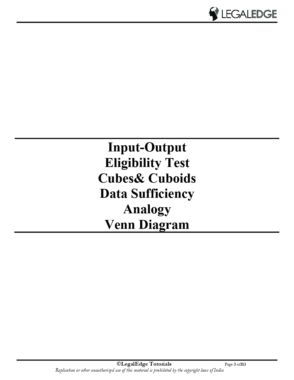 CLAT 2019 RSM Logical Reasoning - 5 - Page 4