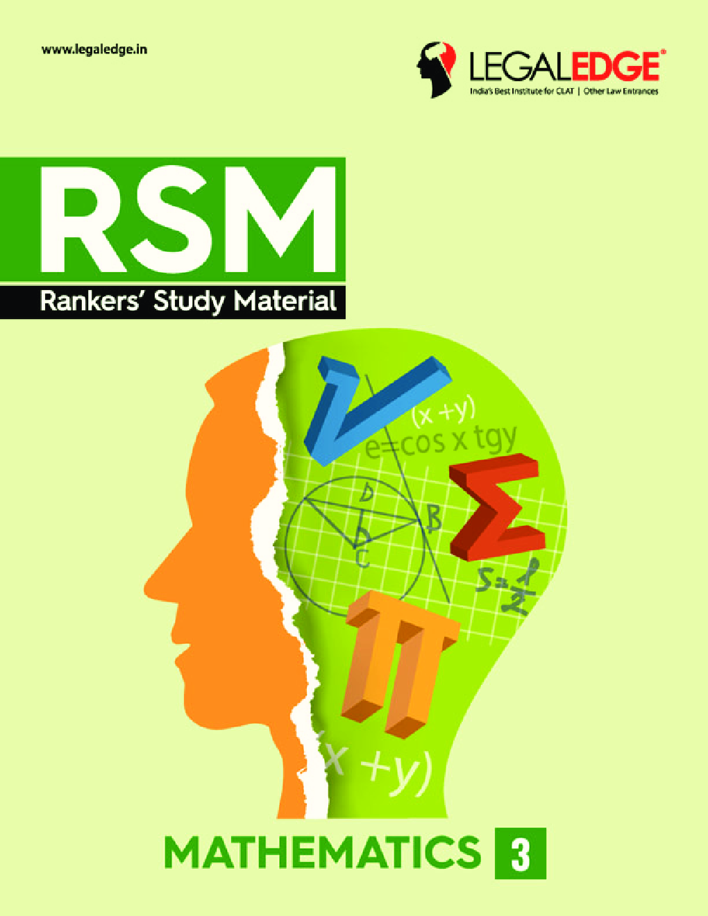 CLAT 2019 RSM Mathematics - 3 - Page 1
