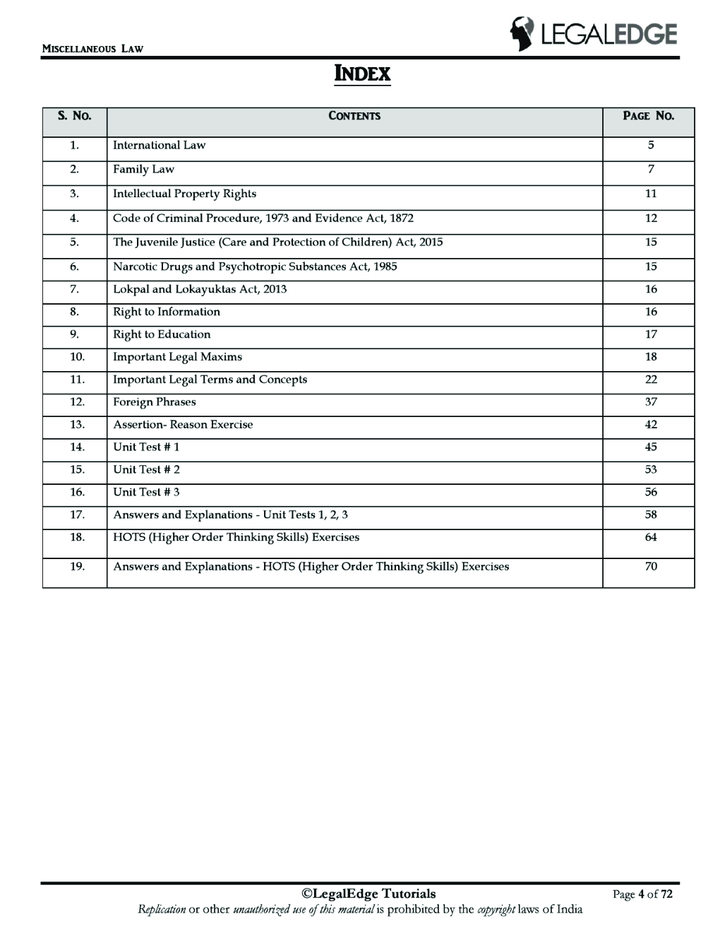 CLAT 2019 RSM Legal Aptitude - 2 - Page 5