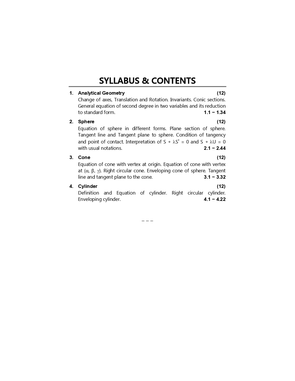 Co‐ordinate Geometry : Mathematics - Paper - III (A) - Page 5