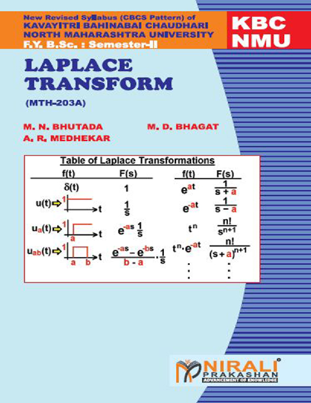 Laplace Transform Mathematics - Paper - III - Page 1