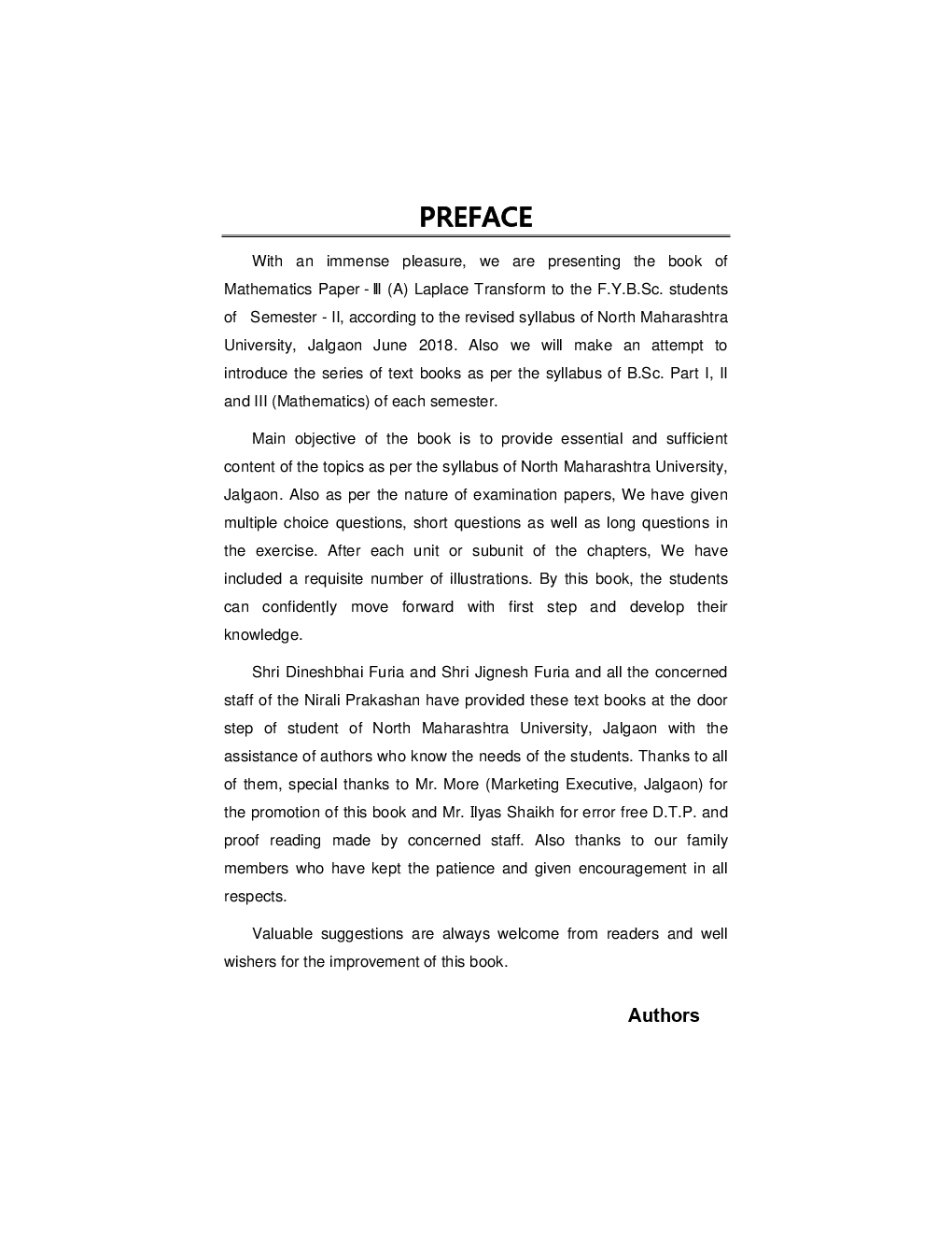 Laplace Transform Mathematics - Paper - III - Page 4
