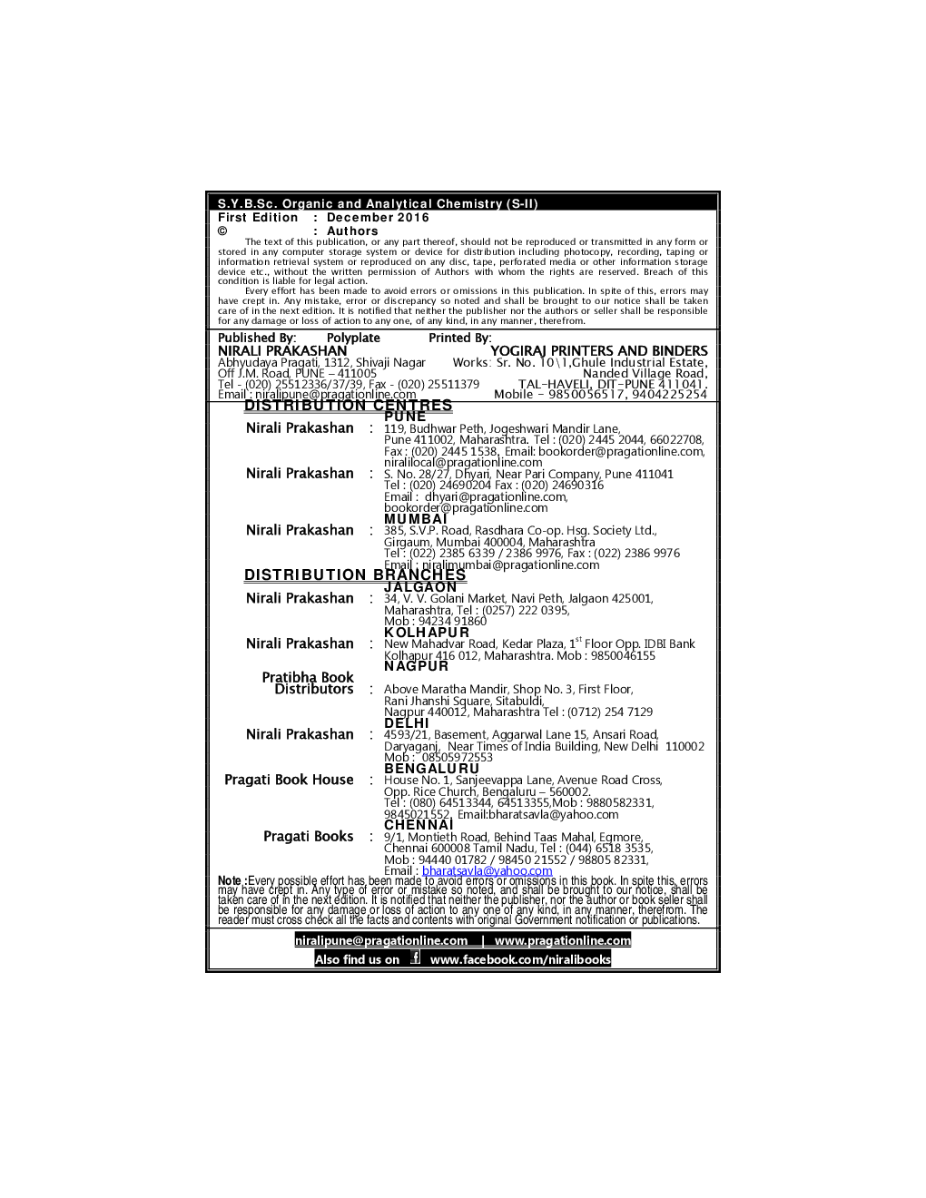 Organic And Analytical Chemistry - Page 3