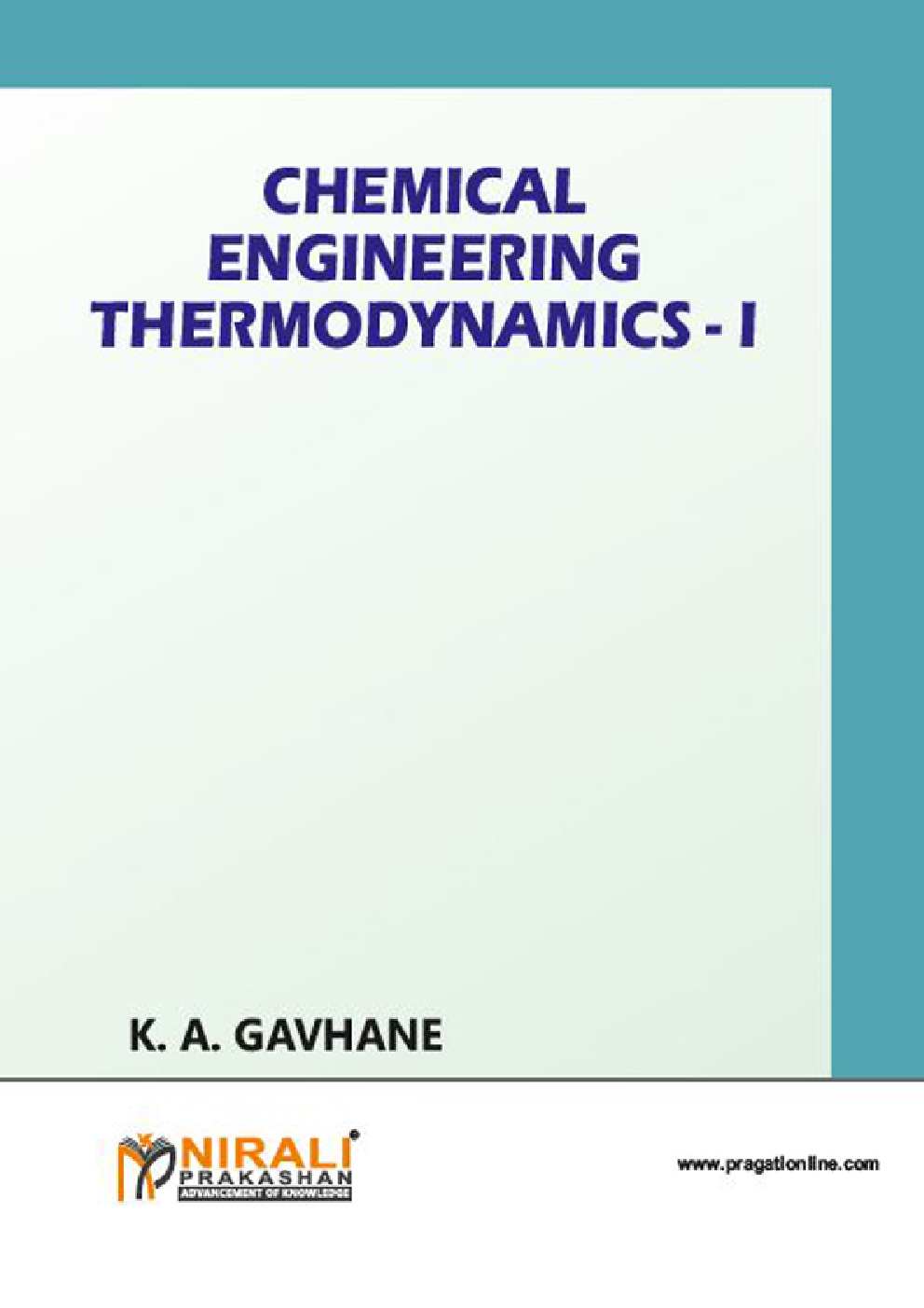 Chemical Engineering Thermodynamics - I SI Units - Page 1