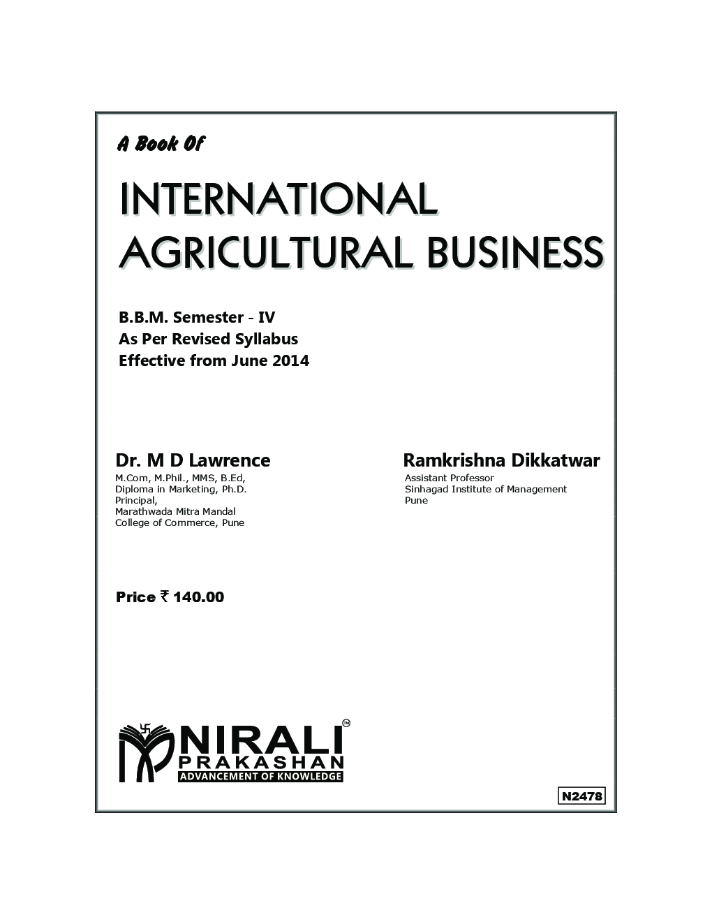 International Agricultural Business - Page 2