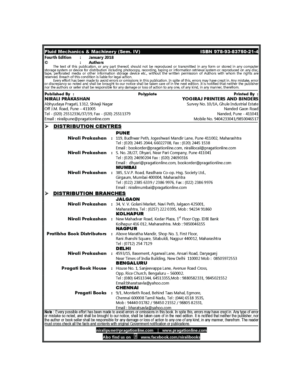 Fluid Mechanics And Machinery - Page 3