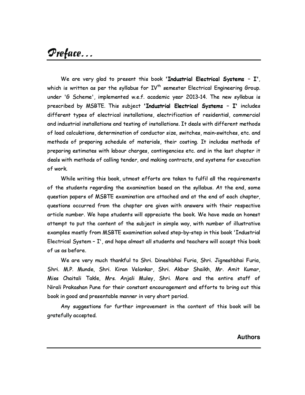 Industrial Electrical Systems - I - Page 4