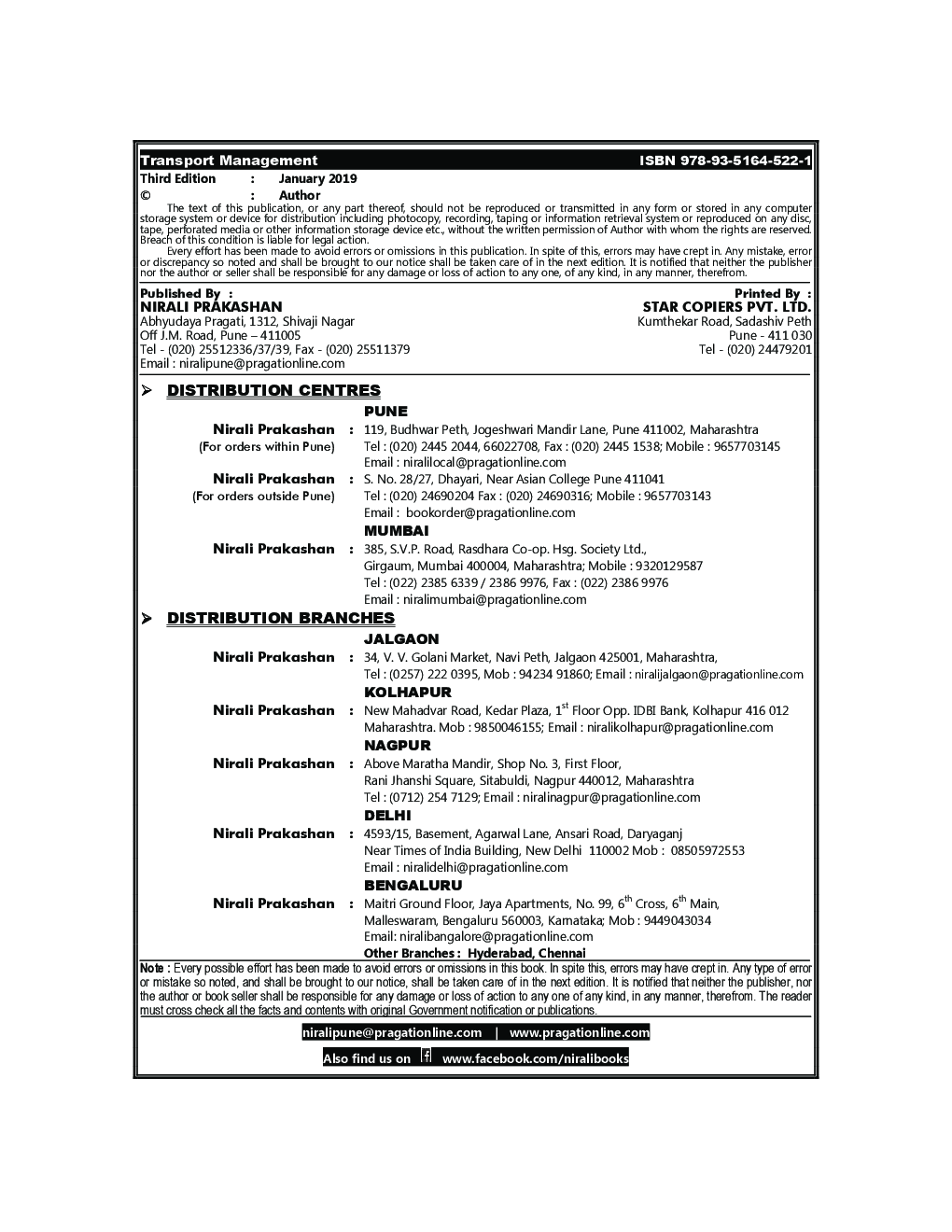 Transport Management - Page 3