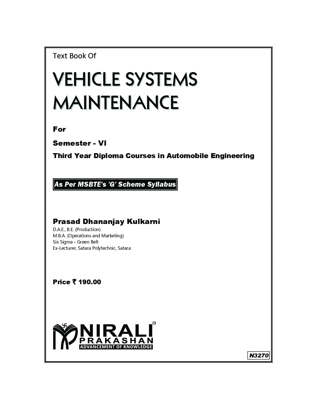 Vehicle Systems Maintenance - Page 2