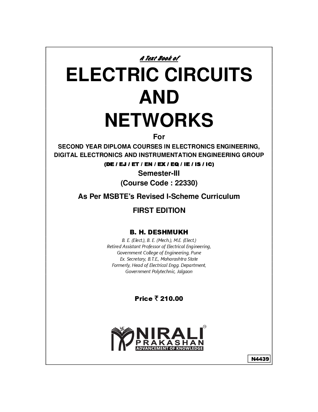 Electric Circuits And Networks - Page 2