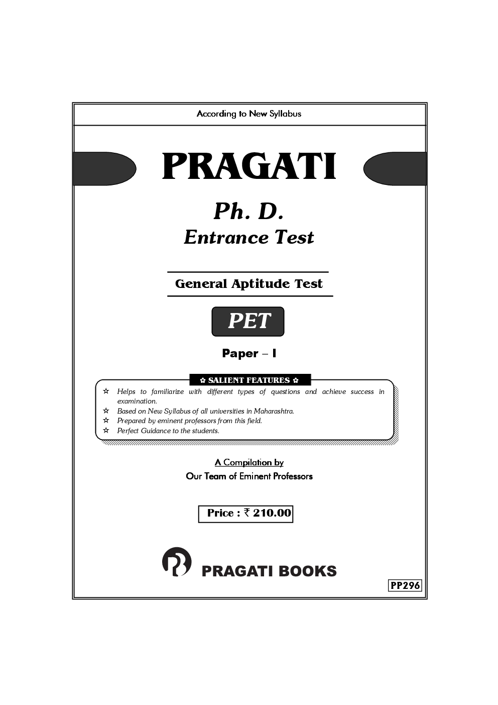 Pragati Ph. D. Entrance Test - Page 2