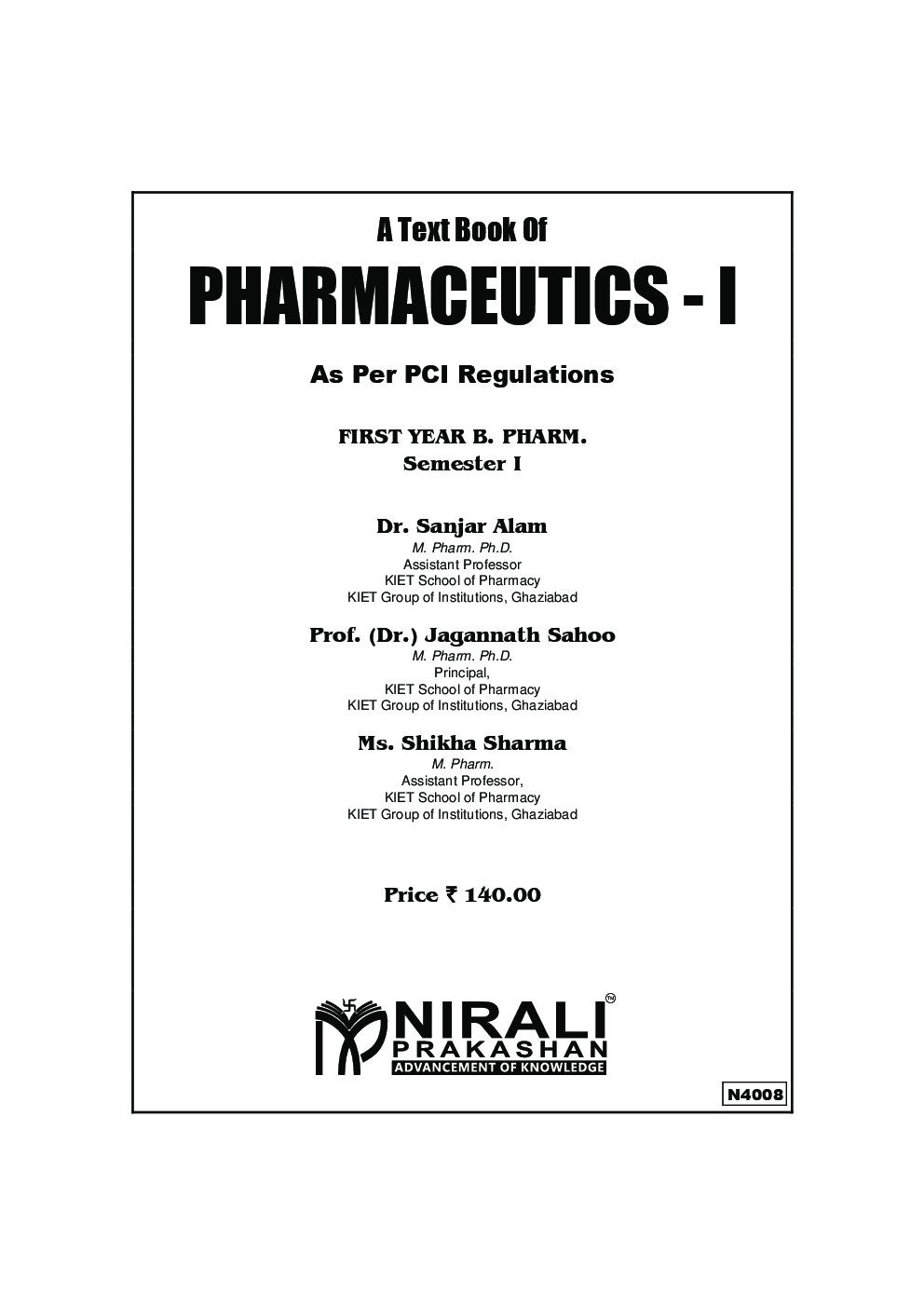 Pharmaceutics - I - Page 2