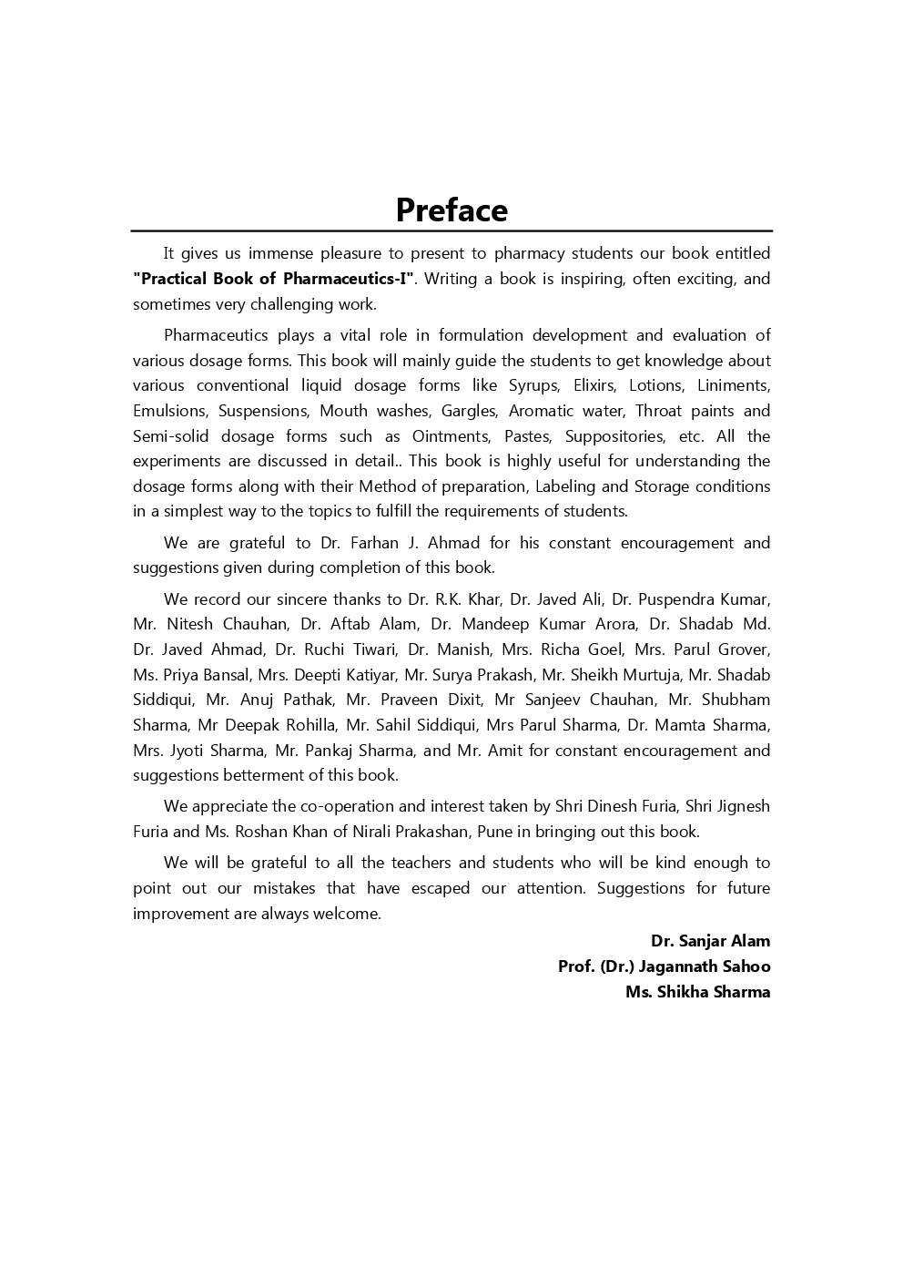 A Practical Book Of Pharmaceutics - I - Page 4