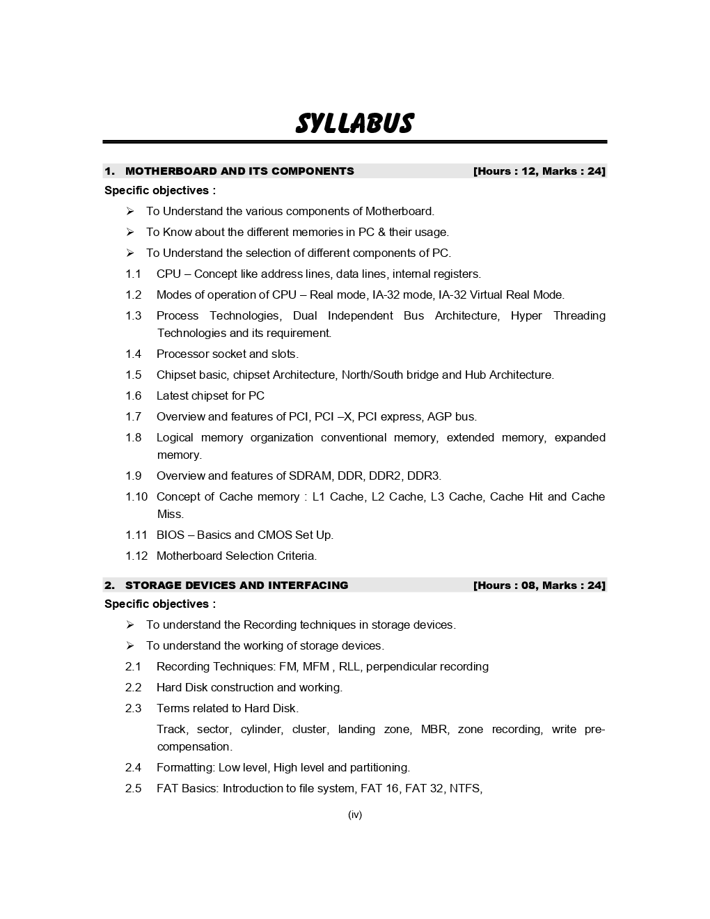 Computer Hardware And Maintenance - Page 5