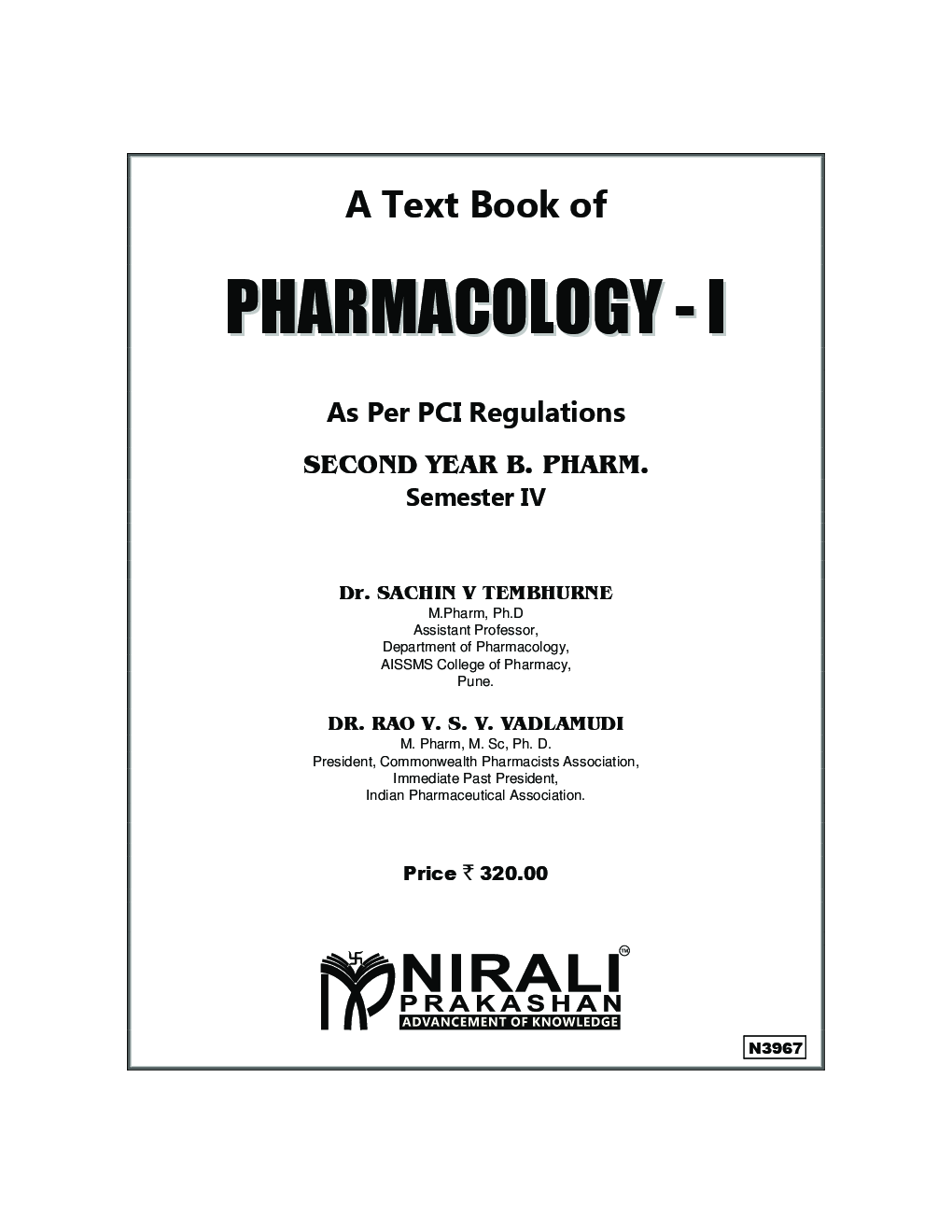 Pharmacology - I - Page 2