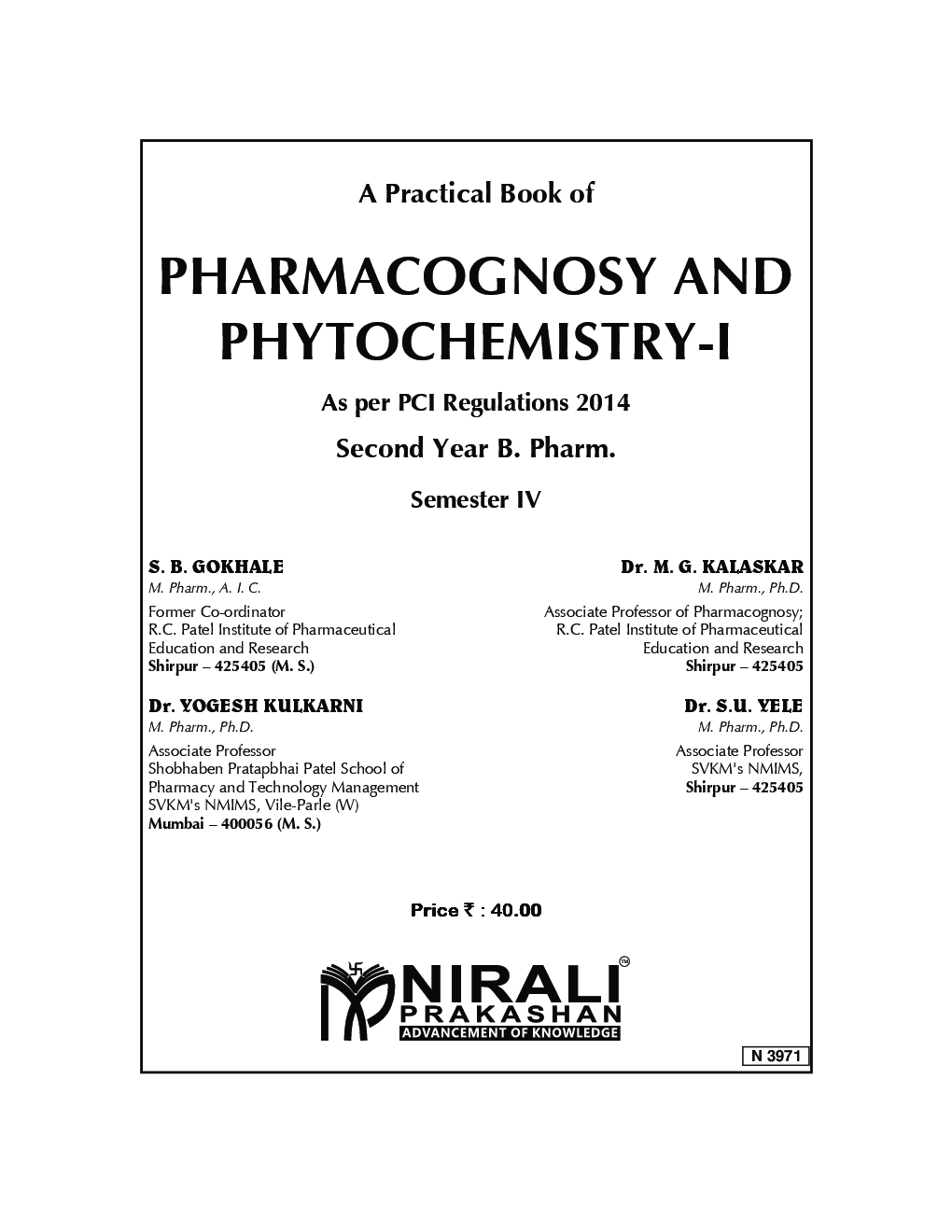 Pharmacognosy And Phytochemistry - I - Page 2