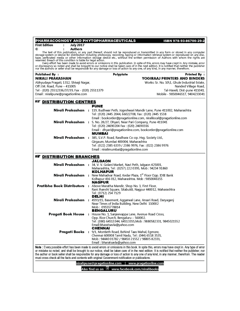 Pharmacognosy And Phytopharmaceuticals - Page 3