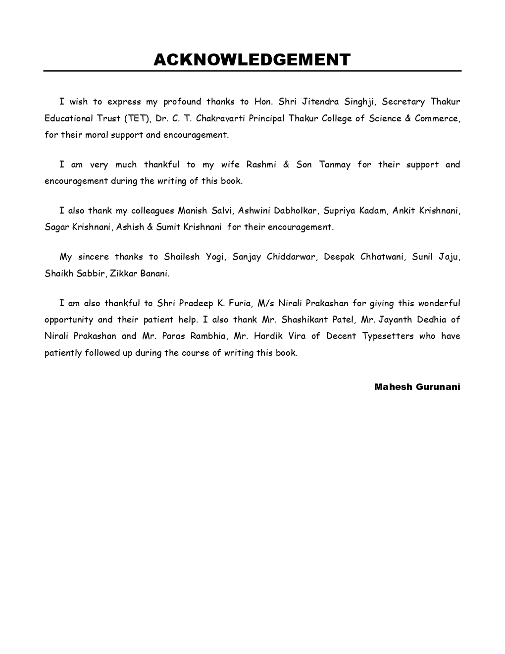 Programming In ‘C’ - Page 5