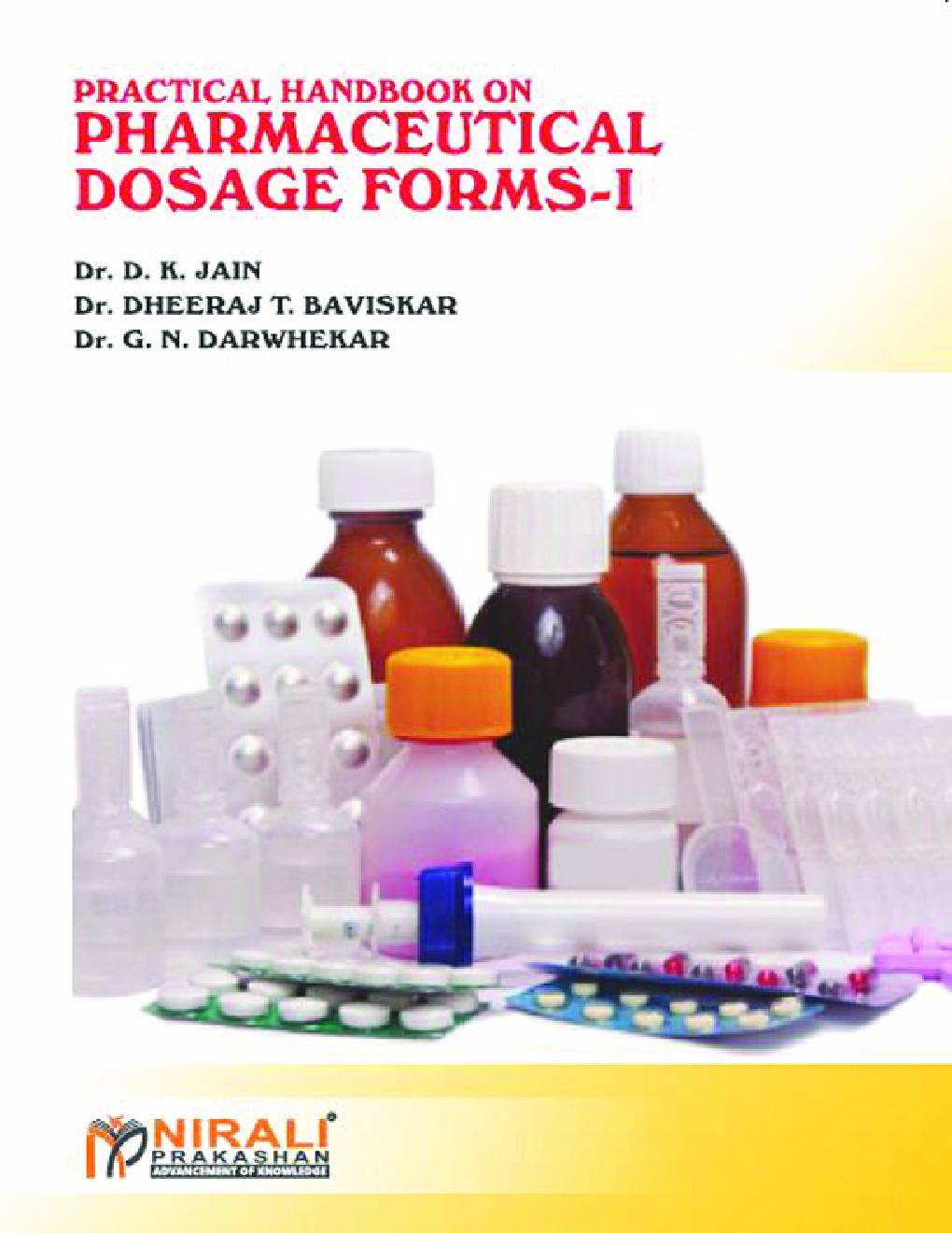 Pharmaceutical Dosage Forms - I (Practical Book) - Page 1