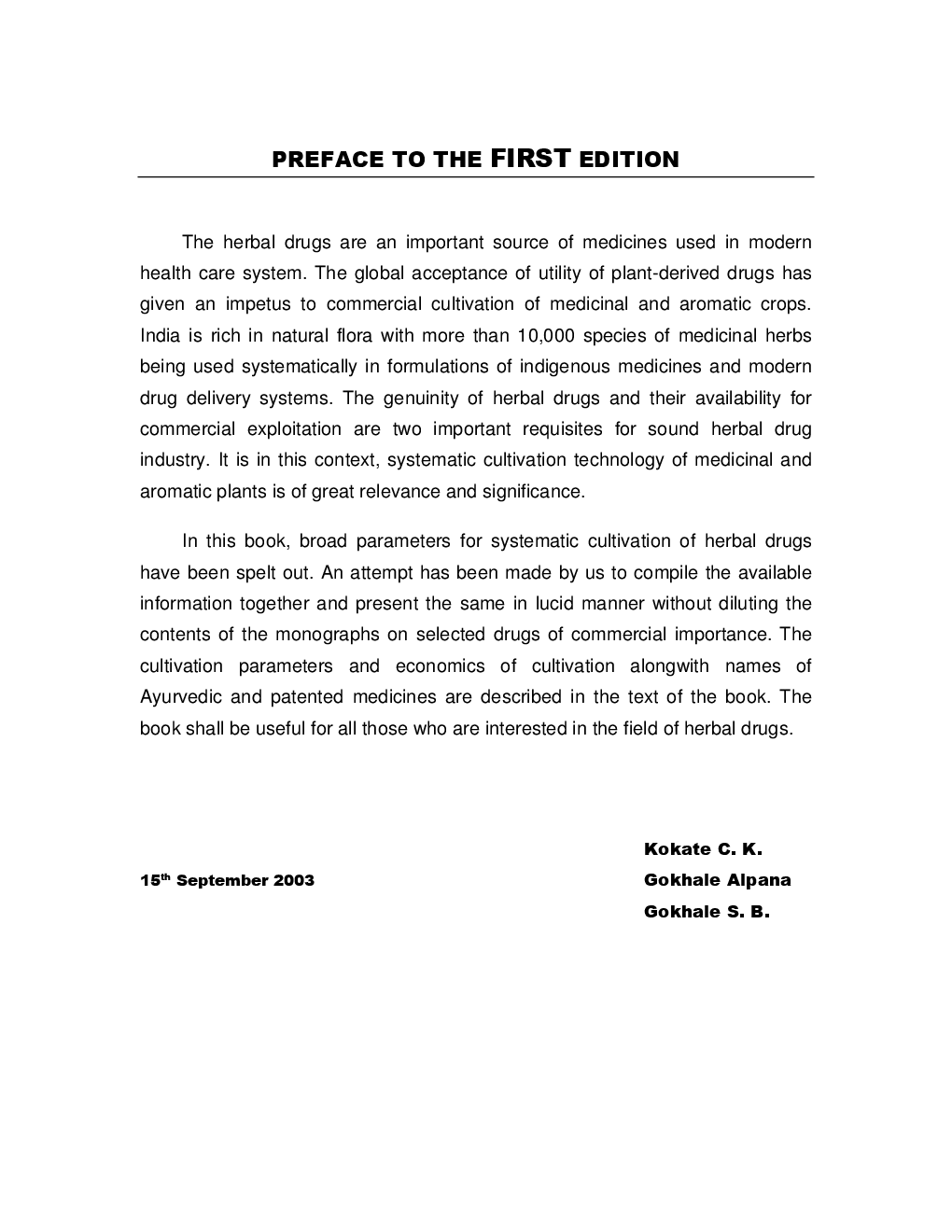 Cultivation Of Medicinal Plants - Page 5