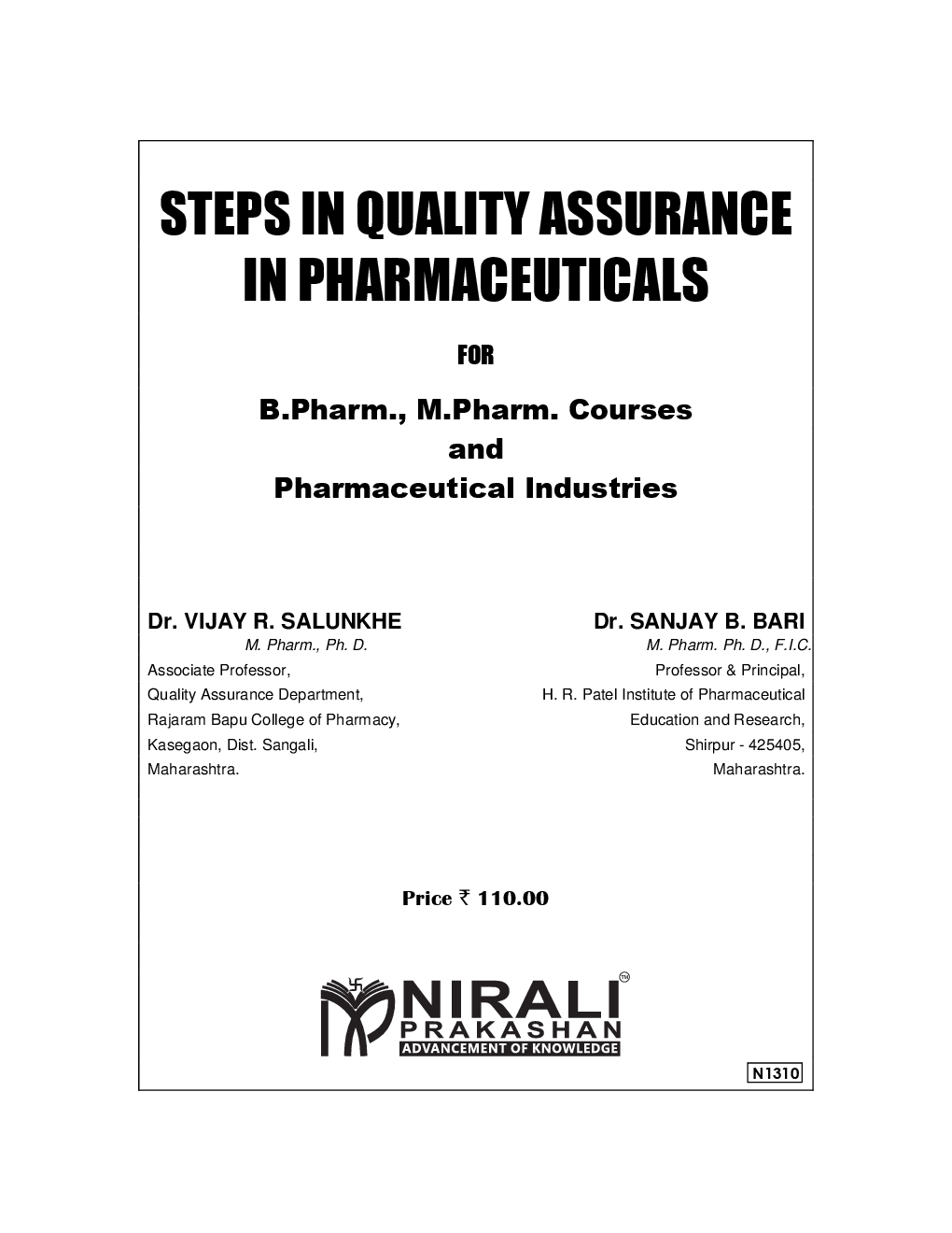 Steps In Quality Assurance In Pharmaceuticals - Page 2