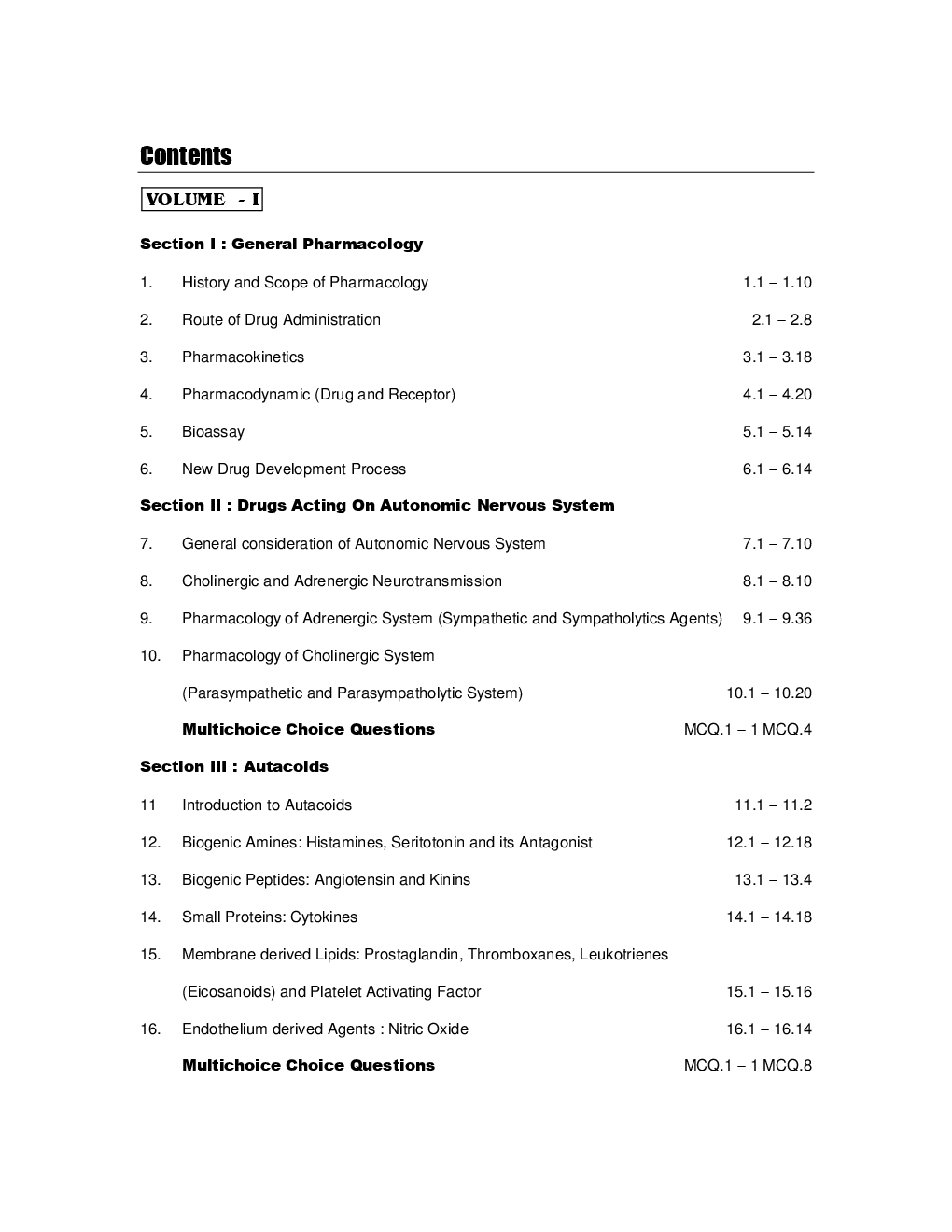 Principles And Fundamentals In Pharmacology Volume - I - Page 5